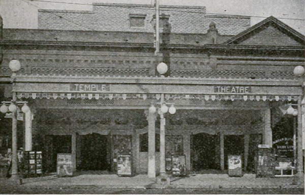 Temple Theatre - OLD PHOTO